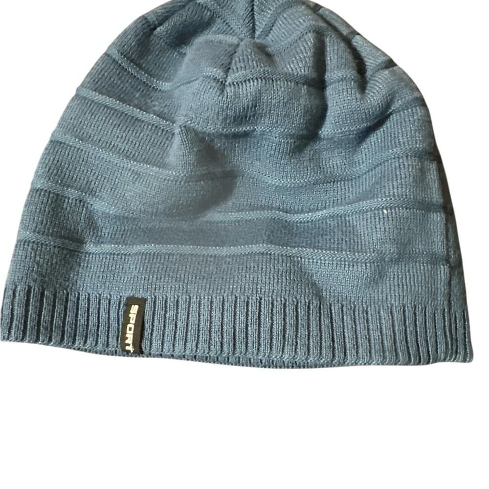 Sporto Blue Knit Beanie